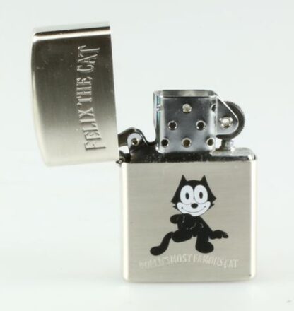 Félix le Chat, Briquet type Zippo, Félix assis