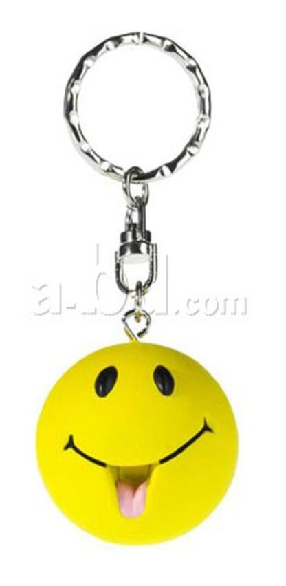 Porte-clés Smiley Tire la langue
