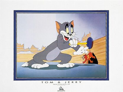 Tom & Jerry, Affiche offset Démons et Merveilles, La ventouse, 60 x 80 cm