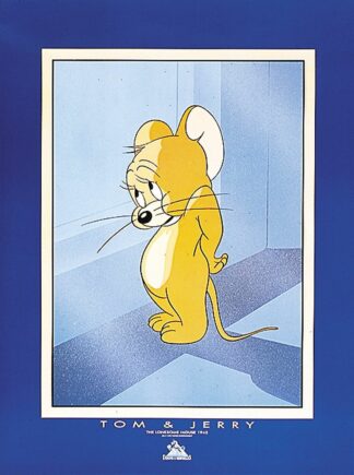 Tom & Jerry, Affiche offset Démons et Merveilles, Jerry timide, 60 x 80 cm