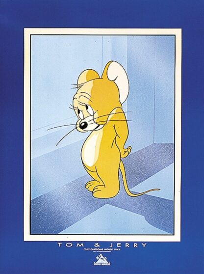 Tom & Jerry, Affiche offset Démons et Merveilles, Jerry timide, 60 x 80 cm