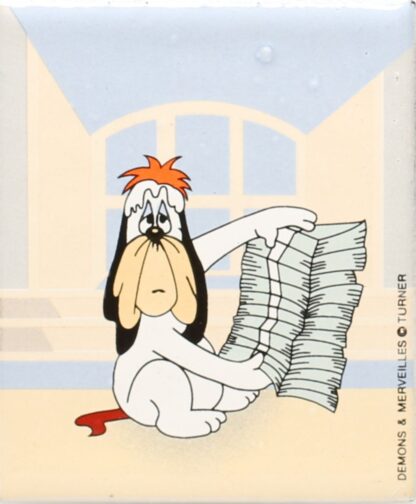 Tex Avery, Démons et Merveilles, Magnet en métal, Droopy compte ses sous
