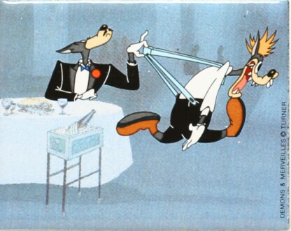 Tex Avery, Démons et Merveilles, Magnet en métal, Le loup et le serveur