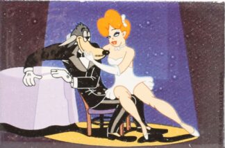 Tex Avery, Démons et Merveilles, Magnet en métal, Le loup drague sur une chaise