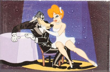 Tex Avery, Démons et Merveilles, Magnet en métal, Le loup drague sur une chaise