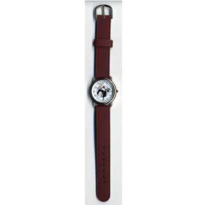 Tex Avery, Montre, The Wolf, bracelet cuir brun