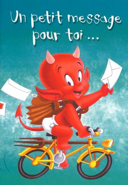 Hot Stuff, Carte double, Un petit message pour toi... Joyeux anniversaire!