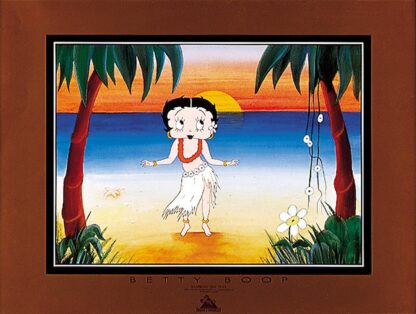 Betty Boop :  Affiche offset : Vahiné