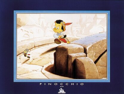 Pinocchio sur le pont Affiche offset Démons et Merveilles Disney