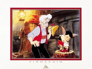 Pinocchio et son père Geppetto Affiche offset Démons et Merveilles Disney