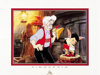 Pinocchio et son père Geppetto Affiche offset Démons et Merveilles Disney