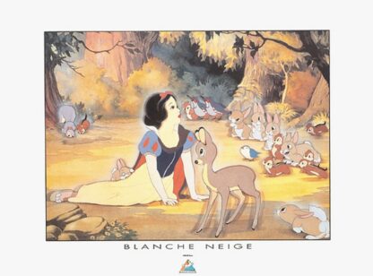 Blanche-Neige dans la forêt Affiche offset Démons et Merveilles Disney