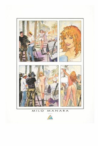 Manara, Affiche offset, La Croisette