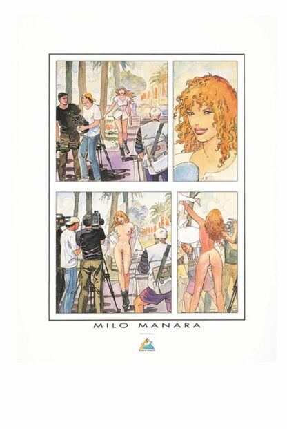 Manara, Affiche offset, La Croisette