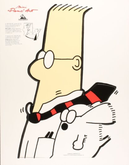 Dilbert Pancarte décorative Cravate au vent