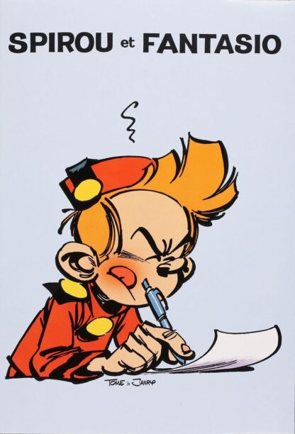 Tome et Janry, Spirou et Fantasio, Papier à lettres + enveloppes Spirou : Bleu