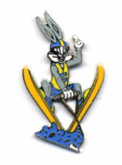 Pin's Warner, Bugs Bunny skie
