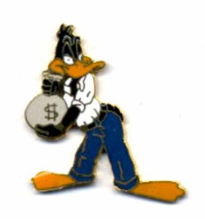 Pin's, Warner, Daffy Duck riche sac