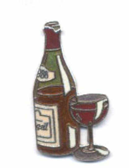 Pin's, Démons & Merveilles, Bouteille et verre de vin