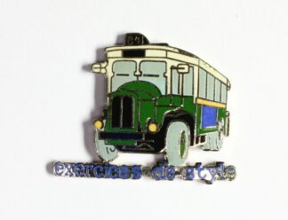 Pin's Démons & Merveilles : Bus d'époque vert kaki