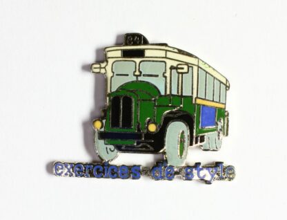 Pin's Démons & Merveilles : Bus d'époque vert kaki