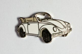 Volkswagen Cox : Pin's Beetle décapotable blanche