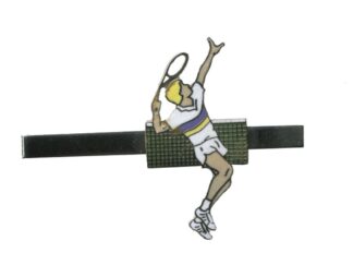 Pince à cravate Démons & Merveilles, joueur de tennis