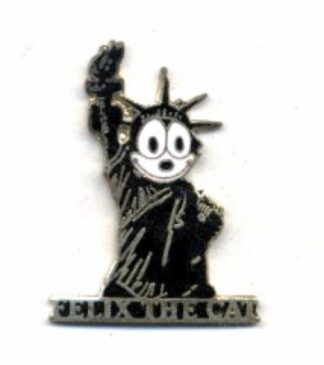 Félix le Chat, Pin's Démons & Merveilles, Félix en statue de la Liberté