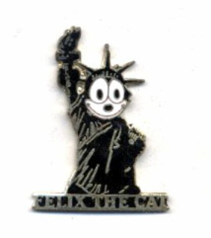 Félix le Chat, Pin's Démons & Merveilles, Félix en statue de la Liberté