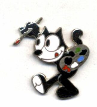 Félix le Chat, Pin's Démons & Merveilles, Félix peintre