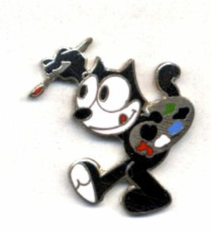 Félix le Chat, Pin's Démons & Merveilles, Félix peintre
