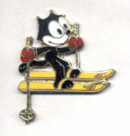 Félix le Chat, Pin's Démons & Merveilles, Félix au ski