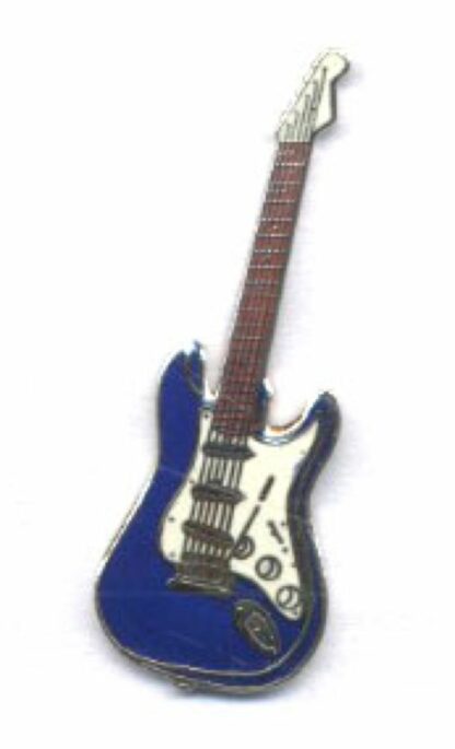 Guitare électrique bleue, Pin's, Démons & Merveilles