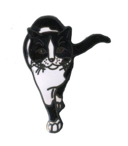Pin's, Démons & Merveilles, Chat noir et blanc de face