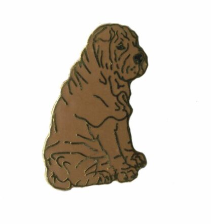 Pin's, Démons & Merveilles, Chien de race Sharpei assis
