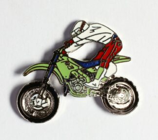 Pin's, Démons & Merveilles, Moto de cross verte