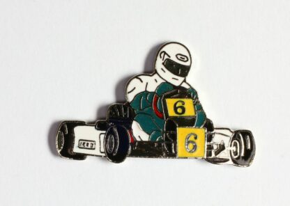 Kart, Pin's, Démons & Merveilles, Kart blanc avec pilote (n°6)
