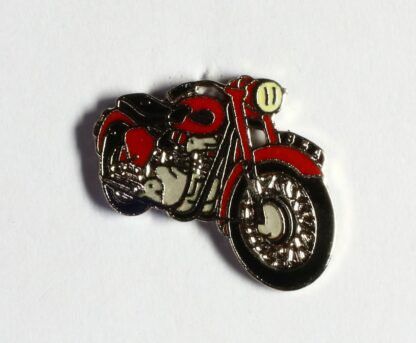 Pin's, Démons & Merveilles, Moto rouge selle noire (Petit modèle)