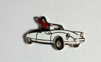 Pin's Démons & Merveilles : Citroen DS décapotable blanche
