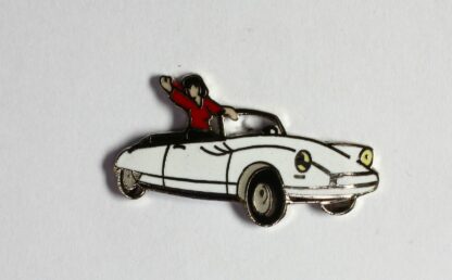 Pin's Démons & Merveilles : Citroen DS décapotable blanche