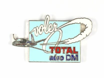 Pin's Avion 'Volez TOTAL aéro DM : Démons et Merveilles