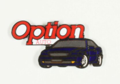 Pin's, Démons & Merveilles, Voiture bleue, Option Auto
