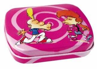 Titeuf Petite boite en métal rose