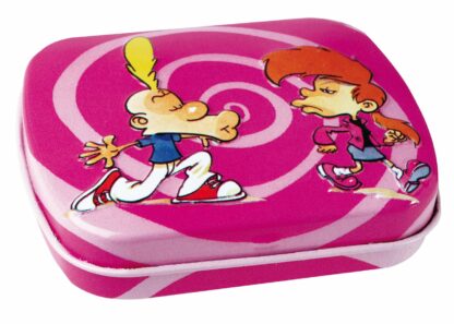 Titeuf Petite boite en métal rose