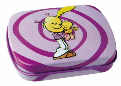 Titeuf Petite boite en métal mauve