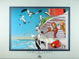 Spirou et Fantasio : Affiche offset : Le bateau