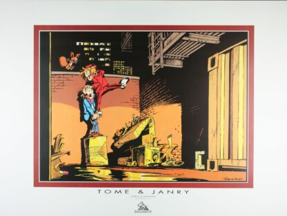 Spirou et Fantasio : Affiche offset : New-york