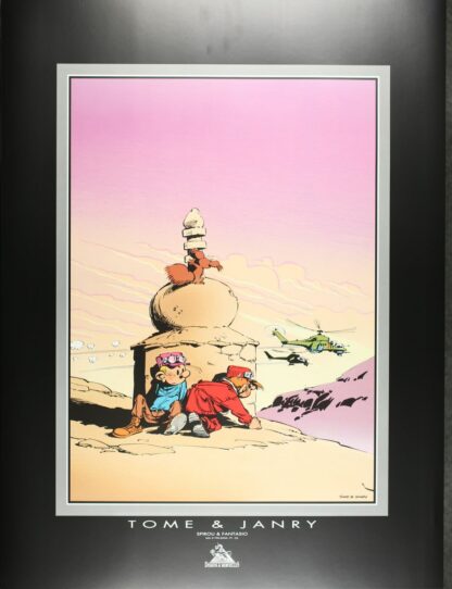 Spirou et Fantasio : Affiche offset : Tibet
