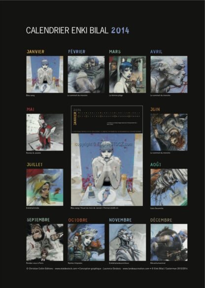 Bilal Calendrier 2014 - Mécanhumanimal-1