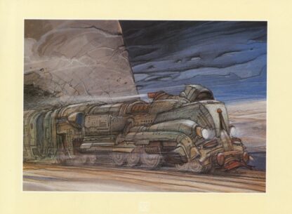 Bilal, Nikopol, Ex-libris offset, train (petit)